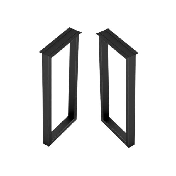 【高品質】高品質の金属製で、洗練された職人技に現代的なタッチをもたらす。表面には黒塗料処理されて錆びにくくて防水性がよく、使用寿命が長いです！手作業で溶接および研磨されており、およそ200kgの耐荷重がございますので、重い夕食のテーブルでも...