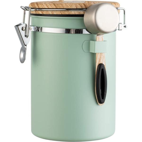 二酸化炭素放出バルブ機能：コーヒー豆の敵は、水分、熱、紫外線、酸素、そして、豆が排出する二酸化炭素です。それらが、コーヒーの味や香りの劣化をもたらします。それらからコーヒー豆を守り、且つバルブが有害な二酸化炭素を外に放出します。あなたのお気...