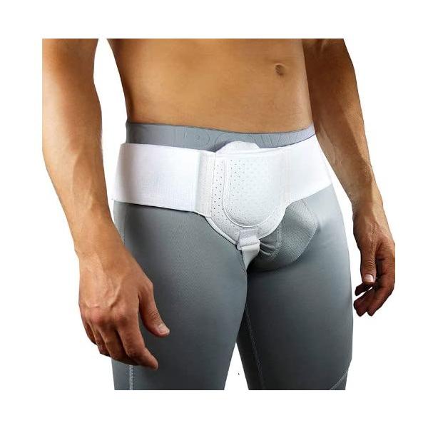 痛みのサポート：単一ヘルニアのサポート、 1つの可動圧縮パッドを使用して、弱った鼠径部の筋肉を支え、ヘルニアに穏やかな圧力をかけ続けます。左側と右側に適しています：男性と女性の標準的な鼠径ヘルニアブリーフとは異なり、高品質のヘルニアサポート...