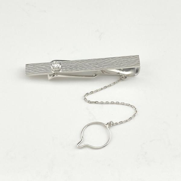 ダイヤモンド タイピン K14 ホワイトゴールド タイタック タイピン WG ダイヤモンド メンズ 中古 ラッピング可 :1000043186159:リユースセレクトショップバイセル !店 通販 エメラルド タイピン K18 イエローゴールド タイタック メレダイヤ タイピン YG エメラルド ダイヤモンド メンズ