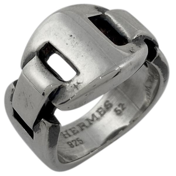 エルメス HERMES シェーヌダンクル リング 指輪 リング 9号 シルバー