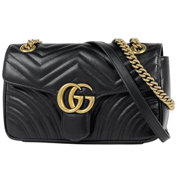 GUCCI グッチ GGマーモント キルティング スモール ショルダー