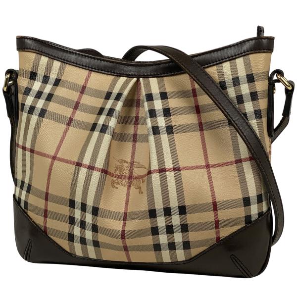 BURBERRY（バーバリー） ロゴ ショルダーバッグ チェック柄 ノバ