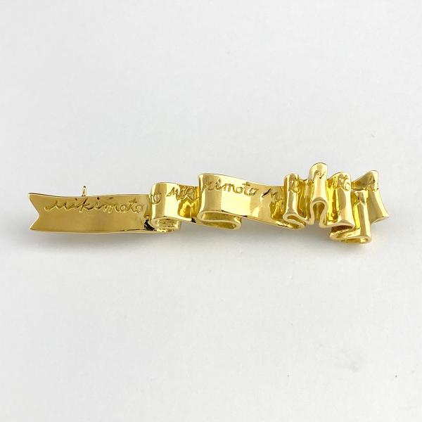 【極美品】MIKIMOTO ミキモト リボン K18×SV ブローチ 楽天市場】ミキモト パール 真珠 リボンモチーフ ブローチ K18