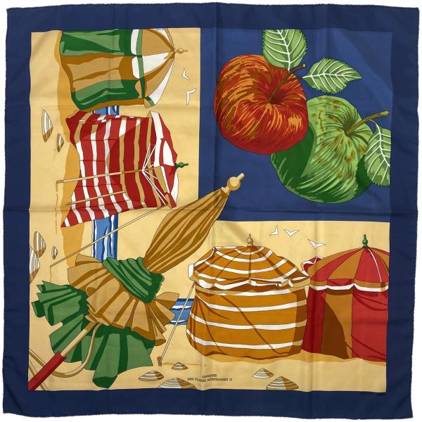 HERMES CHARMES DES PLAGES NORMANDES シャツ HERMES CHARMES DES PLAGES NORMANDES シャツ