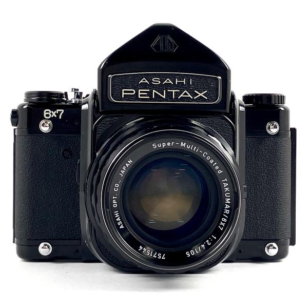 ペンタックス PENTAX 6x7 + SMC TAKUMAR 105mm F2.4 中判カメラ 中古