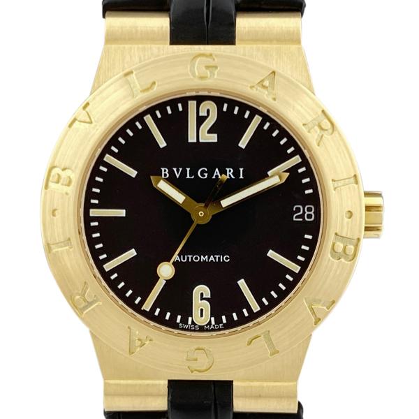 BVLGARI（ブルガリ） ディアゴノ スポーツ LC29G 腕時計 YG レザー