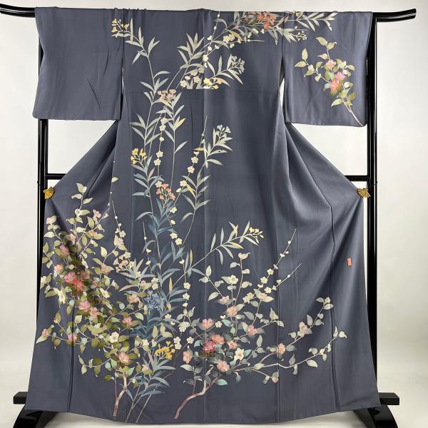 本加賀友禅 寺西光博 落款入 訪問着 花文様 正絹 X300 本加賀友禅 寺西光博 落款入 訪問着 花文様 正絹 X300 - メルカリ
