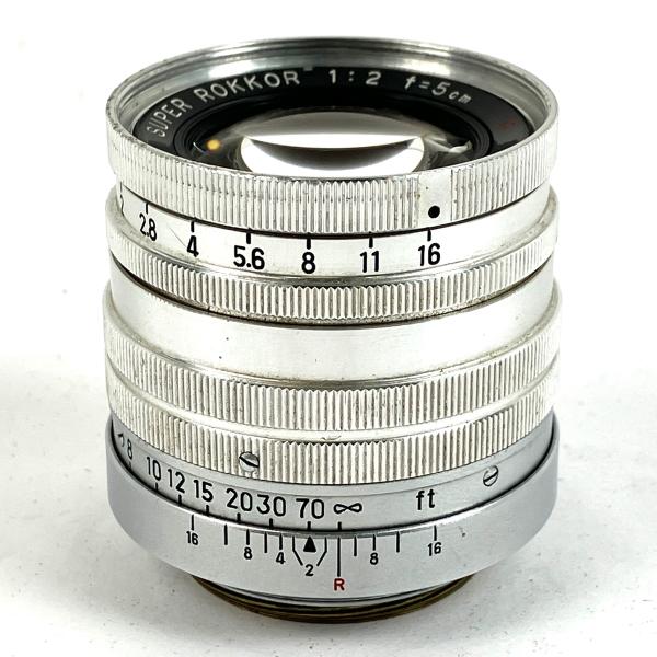 ミノルタ MINOLTA SUPER ROKKOR 50mm F1.8 5cm Lマウント L39 ［ジャンク品］ レンジファインダーカメラ用レンズ 【中古】 ミノルタ 千代田光学 SUPER ROKKOR 5cm F1.8 【ライカLマウント