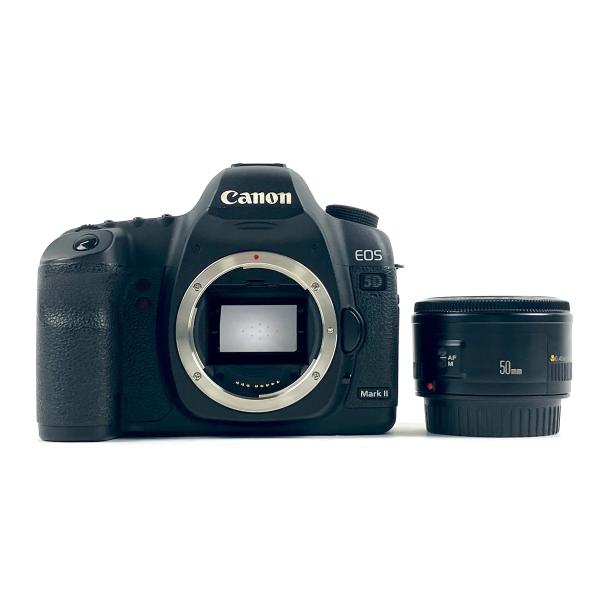 キヤノン Canon EOS 5D Mark II + EF 50mm F1.8 II デジタル 一眼レフカメラ 中古