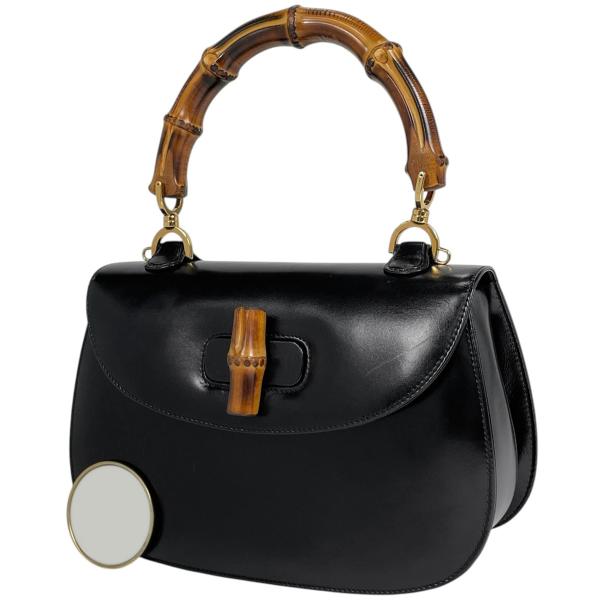 GUCCI グッチ バンブー ハンドバッグ 2WAY ショルダーバッグ 竹