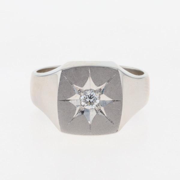 メレダイヤ デザインリング プラチナ 指輪 リング 20号 Pt900