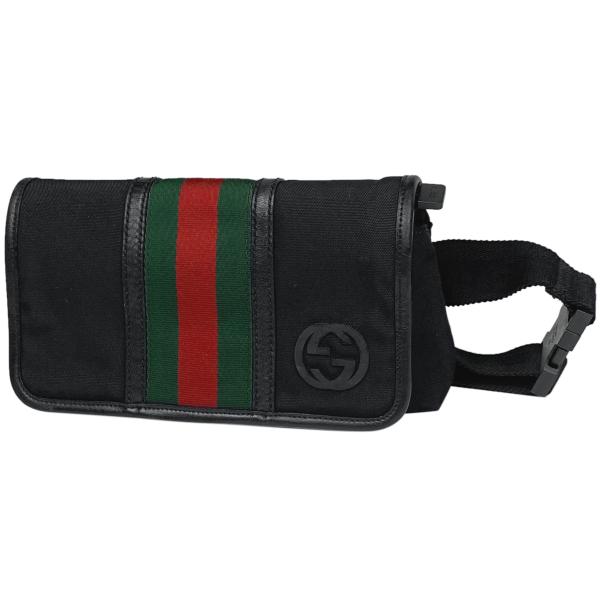 GUCCI グッチ インターロッキングG ウエストバッグ シェリーライン  