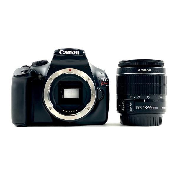 キヤノン Canon EOS Kiss X50 EFS 18-55mm IS II レンズキット ブラック デジタル 一眼レフカメラ 中古