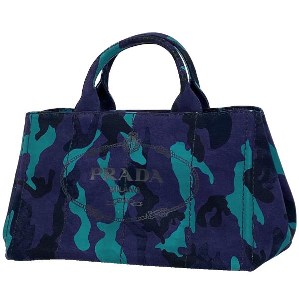 プラダ(Prada) カナパ 1BG642 レディース キャンバス ハンドバッグ 