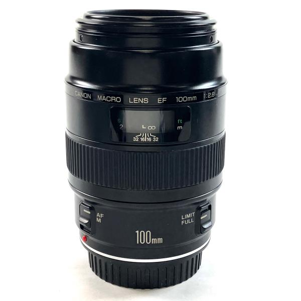 中古品 Canon EF 100mm f/2.8 Macro レンズ キャノン EFレンズ キヤノン Canon EF 100mm F2.8 MACRO USM 単焦点