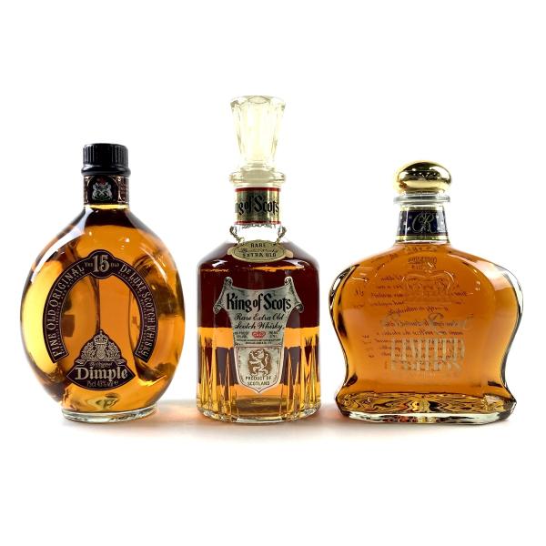 3本 ダンヒル コオラウ クラウンロイヤル スコッチ アメリカン