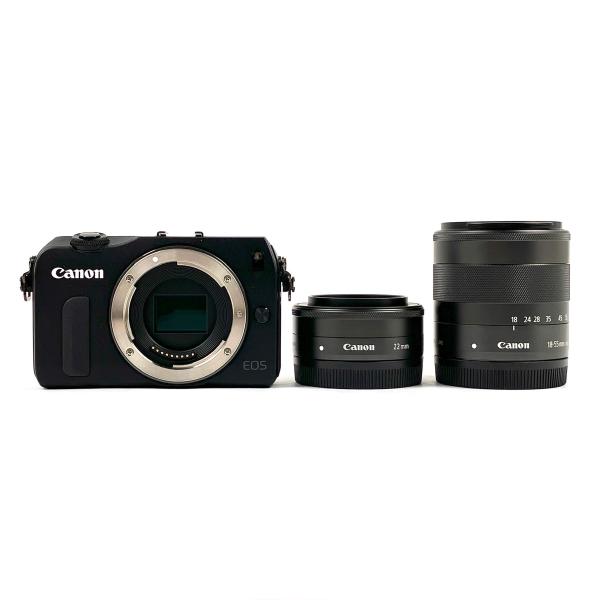 キヤノン Canon EOS M ダブルレンズキット ブラック デジタル ミラー