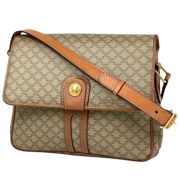 CELINE セリーヌ ショルダーバッグ マカダム レディース 斜め掛け
