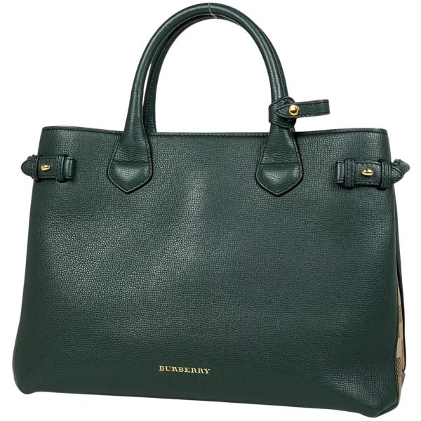 BURBERRY バーバリー ロゴ ハンドバッグ 2WAY ショルダーバッグ