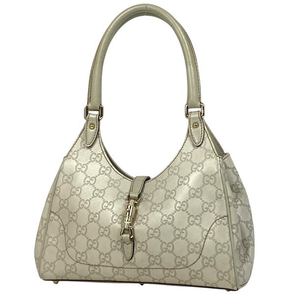 正規品 GUCCI グッチシマ オールレザーハンドバッグ ニュージャッキー GG 正規品 GUCCI グッチシマ オールレザーハンドバッグ ニュー