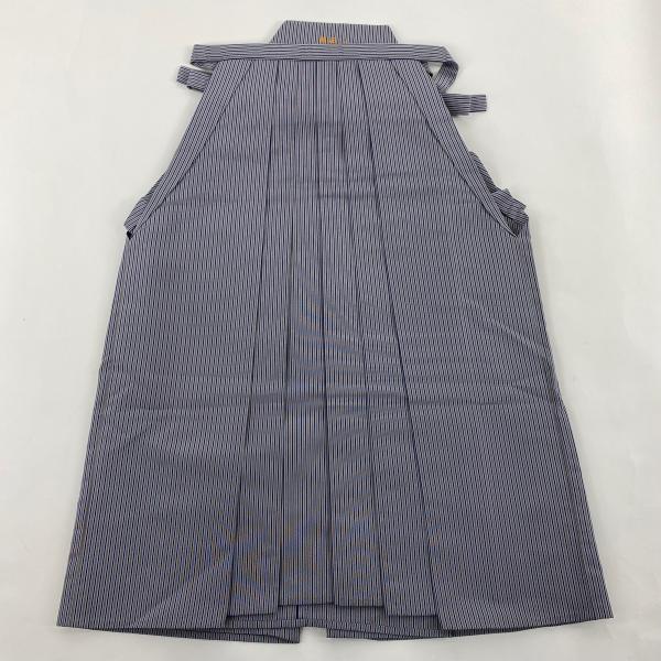 袴 行灯 精好仙台平 甲田綏郎 縦縞 青灰色 正絹 逸品 : リユース