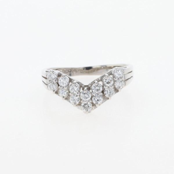 ダイヤモンド デザインリング プラチナ 指輪 リング 11号 Pt900