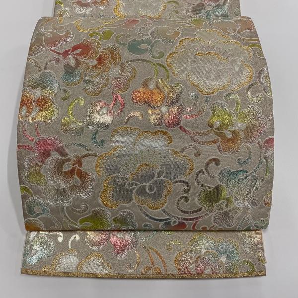 袋帯 美品 逸品 龍村美術織物 落款あり たつむら 経巻彩花錦 関西 