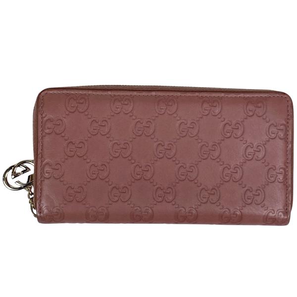 GUCCI グッチ グッチシマ ラウンドファスナー 長財布 GG柄 GUCCI グッチ グッチシマ ラウンドファスナー 長財布 GG柄