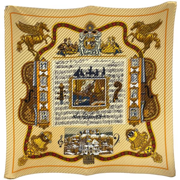 HERMES エルメス カレ 90 IN SALZBURG ザルツブルグにて バイオリン  