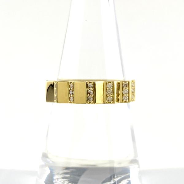 GSTV メレダイヤ デザインリング YG イエローゴールド 指輪 リング  