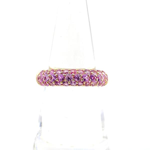 RUGIADA ルジアダ ピンクサファイア デザインリング YG イエロー