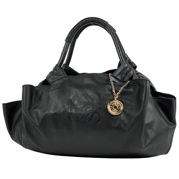LOEWE ロエベ ナッパアイレ アナグラム ハンドバッグ レザー