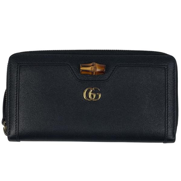 GUCCI グッチ ダイアナ ラウンドファスナー 長財布 ダブルG ラウンド  