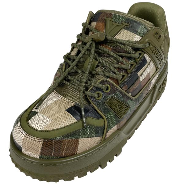 Louis Vuitton 人気の【スニーカー】ダモフラージュ カーキ LOUIS VUITTON ルイ・ヴィトン Louis Vuitton LV トレイナー