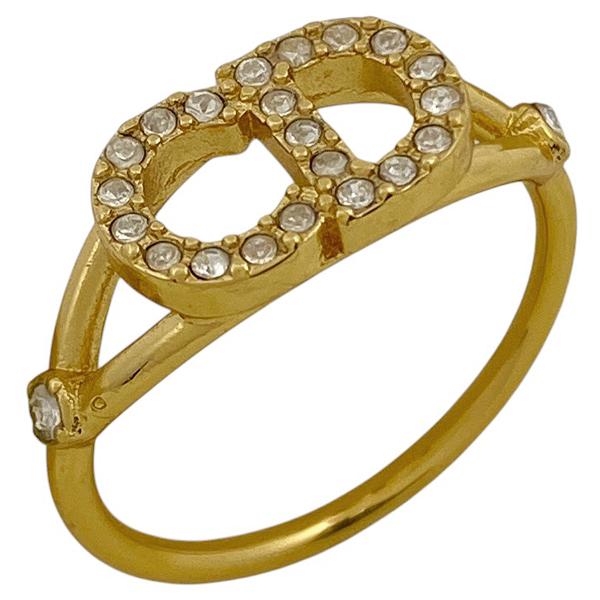 ChristianDior ロゴ ハート リング 9号 Christian Dior