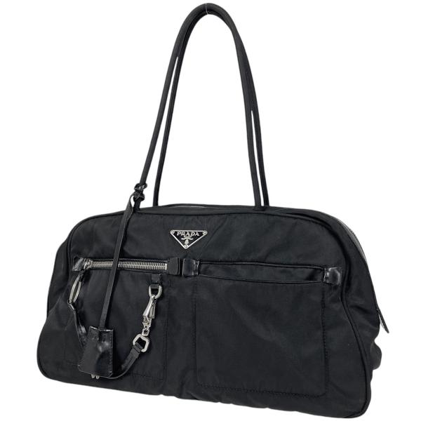 PRADA（プラダ） ロゴプレート ショルダーバッグ ハンドバッグ