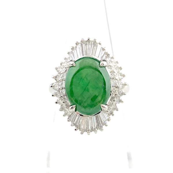 【Pt900】美品 翡翠 プラチナ リング 指輪 約7.07g 7〜8号 楽天市場】翡翠 4.08ct リング 9号 PT900 プラチナ 指輪
