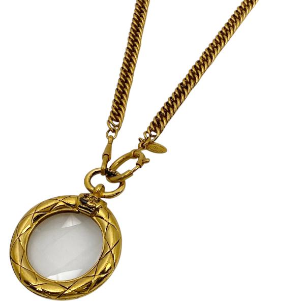 CHANEL シャネル ココマーク ルーペ ネックレス CC ロング GP CHANEL シャネル ココマーク ルーペ ネックレス CC ロング GP