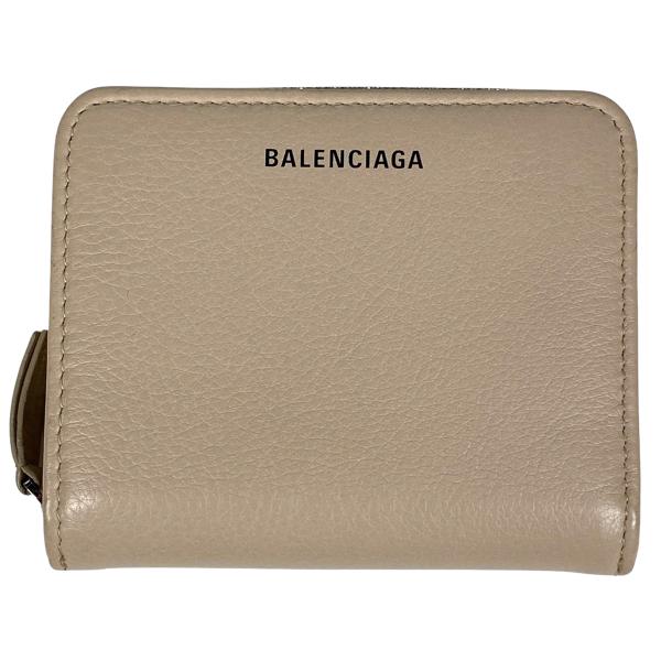 BALENCIAGA（バレンシアガ） エブリデイ ラウンドファスナー ロゴ 二