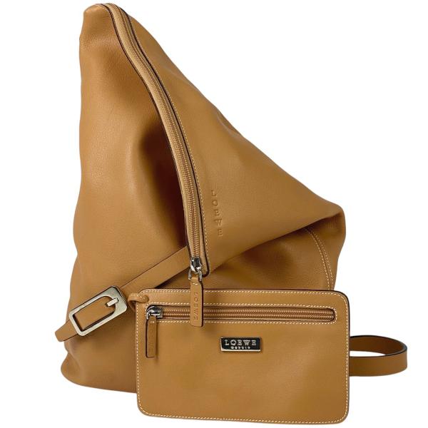 【正規品】LOEWE ロゴキャンバス ショルダーバッグ（2005年頃） 正規品】LOEWE ロゴキャンバス ショルダーバッグ（2005年頃