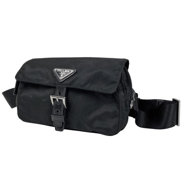 PRADA（プラダ） ロゴプレート ウエストバッグ ウエストポーチ ボディ