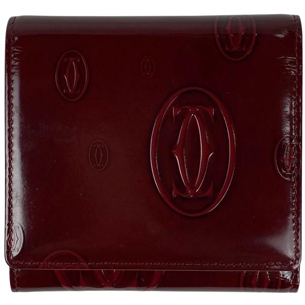 極美品 Cartier カルティエ ハッピーバースデー 折り 財布 二つ折り財布 Cartier カルティエ ハッピーバースデー 二つ折り財布 折財布