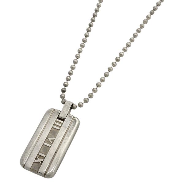 ☆在庫処分☆TIFFANY＆Co.アトラスプレートボールチェーンネックレス