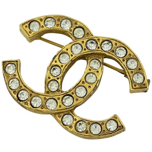 CHANEL（シャネル） ココマーク ラインストーン ブローチ CC ブローチ