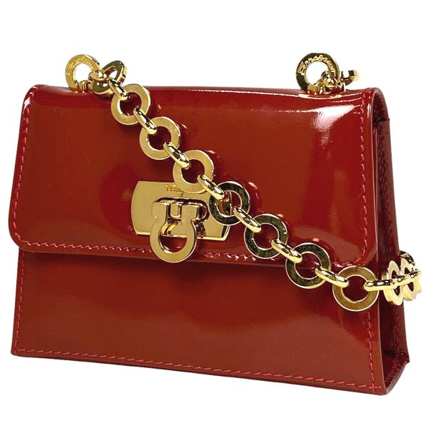 未使用級✨️サルヴァトーレ フェラガモ 名刺入 ダブルガンチーニ レザー FERRAGAMO フェラガモ 名刺入れ カードケース ダブル ガンチーニ