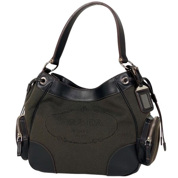 PRADA プラダ ロゴ ショルダーバッグ ワンショルダー ジャガード
