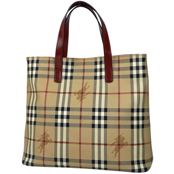BURBERRY バーバリー チェック柄 トートバッグ ハンドバッグ