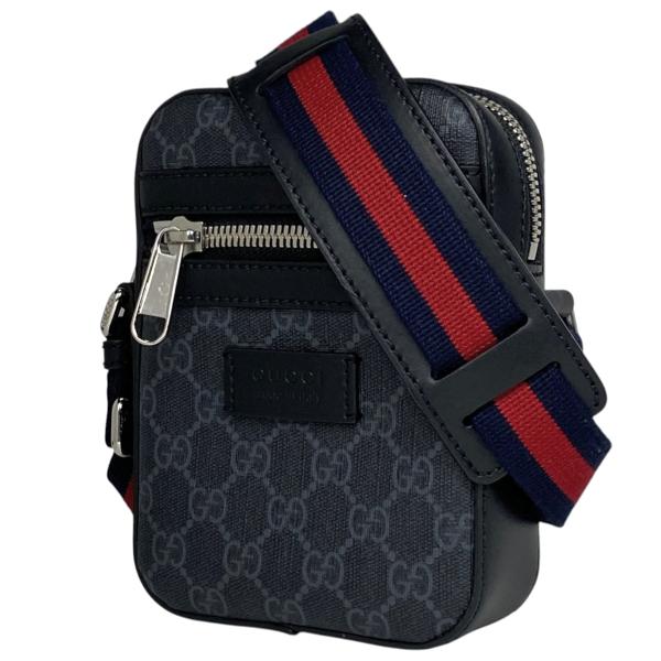 【美品】GUCCI ショルダーバッグ GGスプリーム シェリーライン 極美品✨グッチ ショルダーバッグ GG スプリーム PVC シェリー