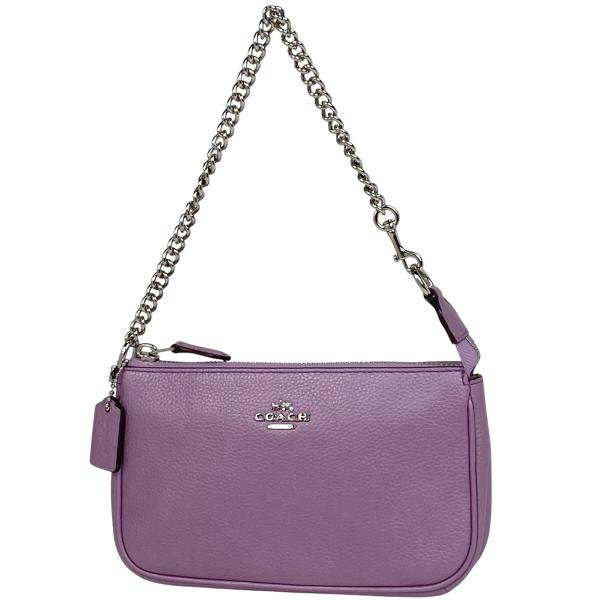 COACH ハンドバッグ アクセサリーポーチ シグネチャー ラベンダーパープル COACH ハンドバッグ アクセサリーポーチ シグネチャー ラベンダー